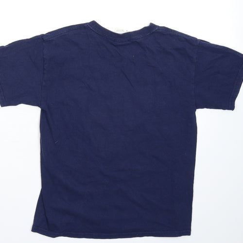 Gildan Boys Blue   Basic T-Shirt Size M