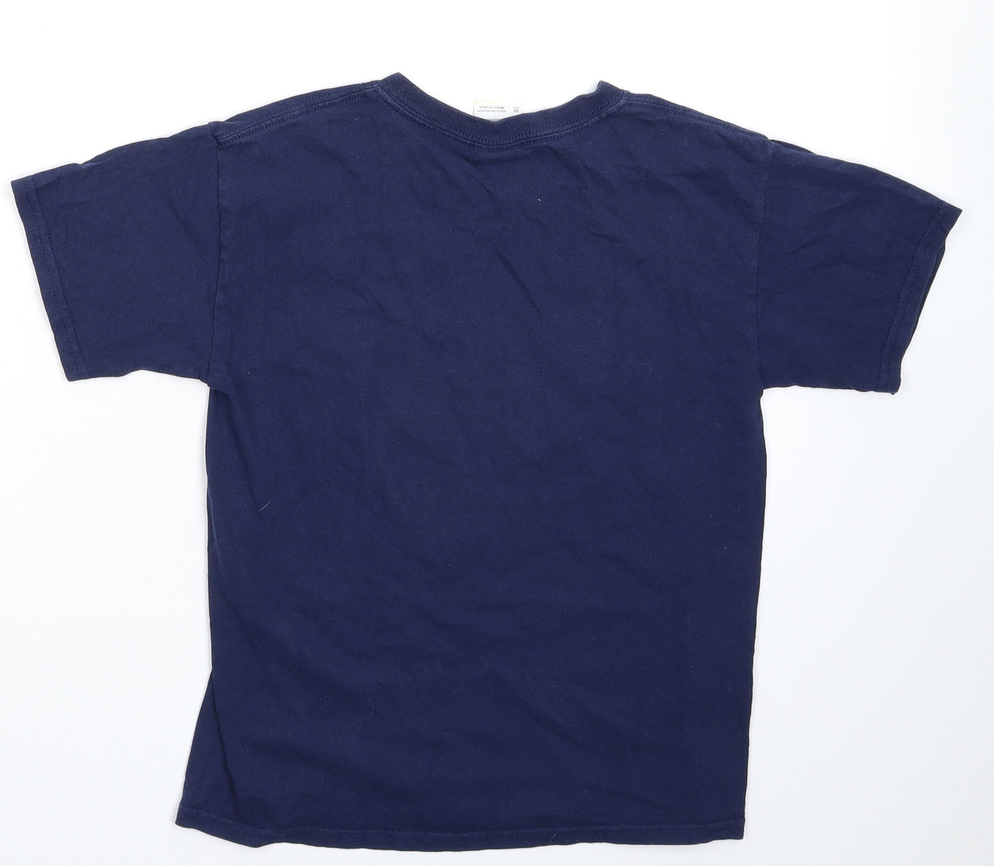 Gildan Boys Blue   Basic T-Shirt Size M