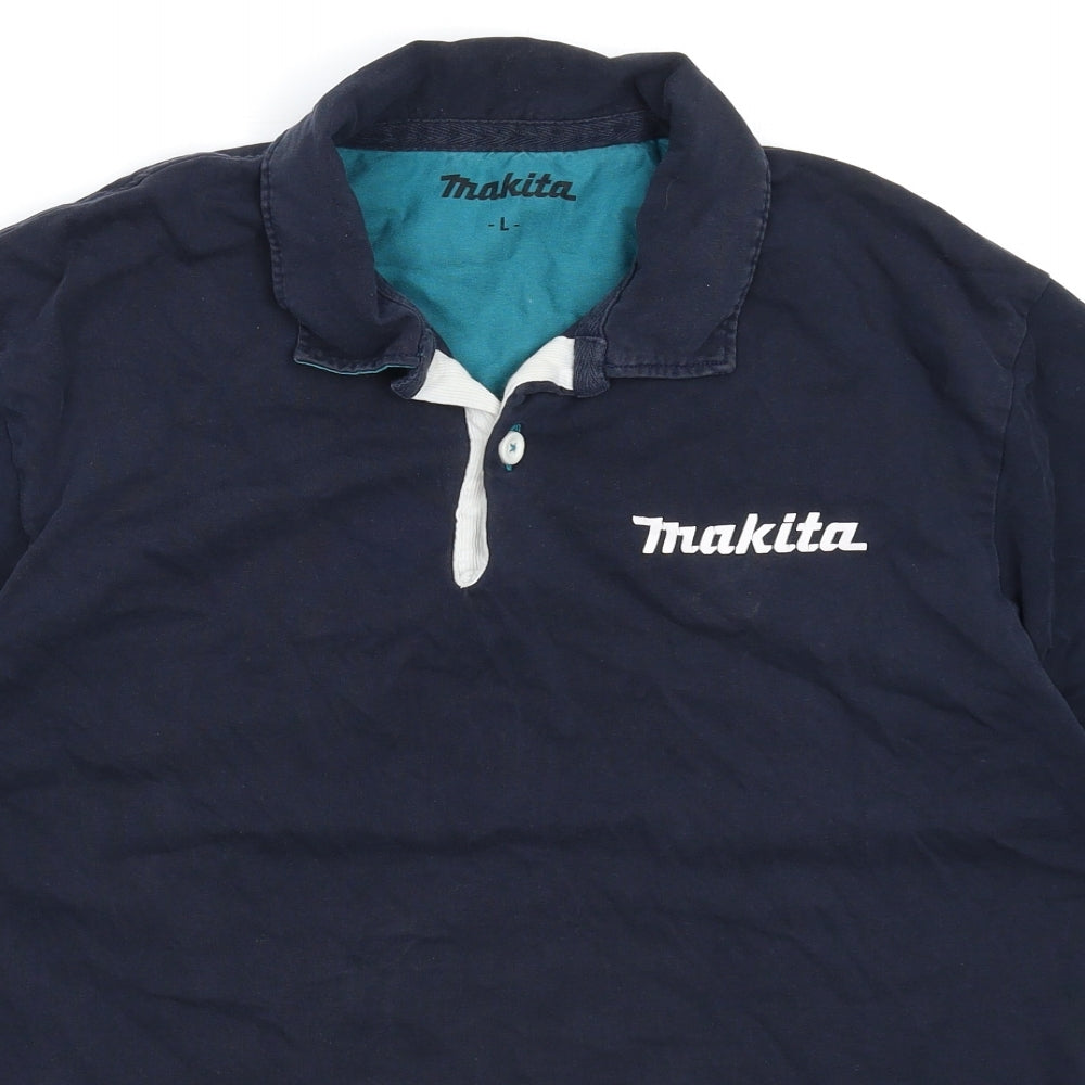 Makita Mens Blue    Polo Size L