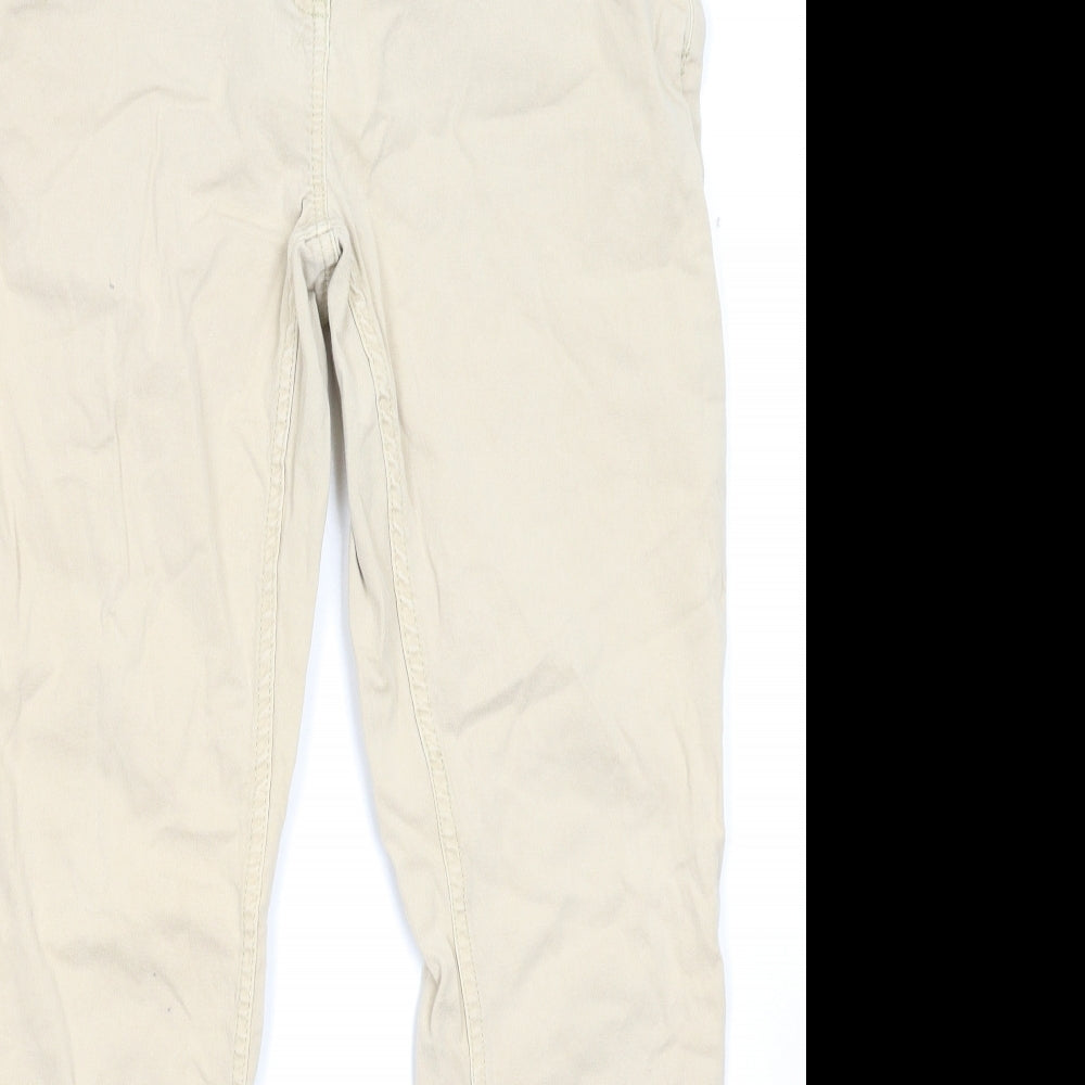 NEXT Womens Beige   Chino Trousers Size 12 L28 in