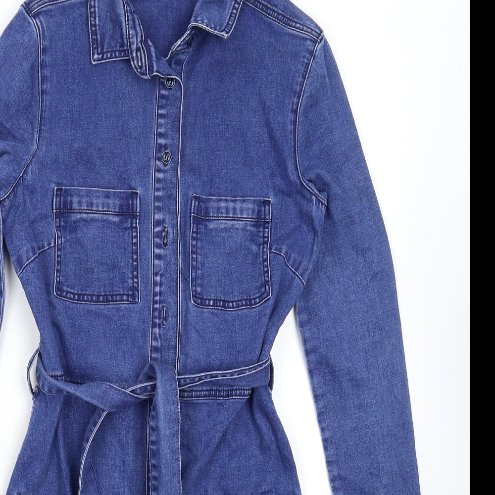 Matalan Womens Blue  Denim Shift  Size 8