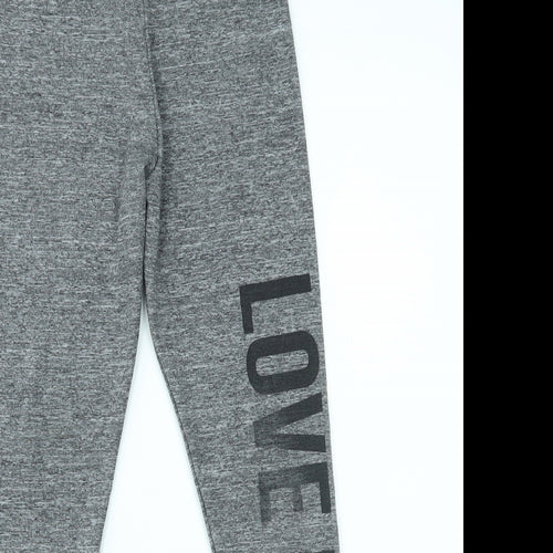 Pep&co Girls Grey   Jogger Trousers Size 10-11 Years - leggings, love dance