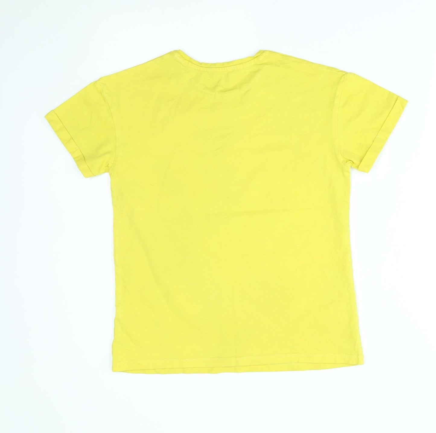 George Boys Yellow   Basic T-Shirt Size 11-12 Years  - children in need