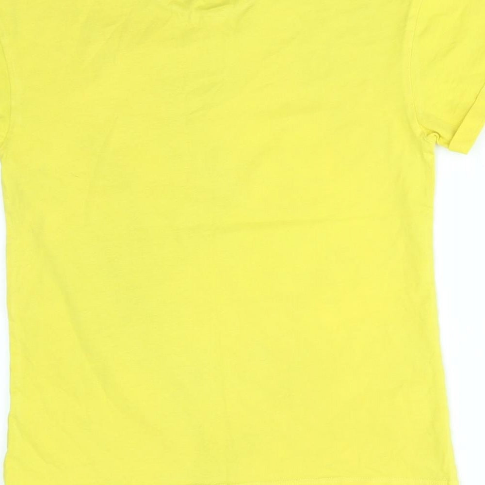 George Boys Yellow   Basic T-Shirt Size 11-12 Years  - children in need