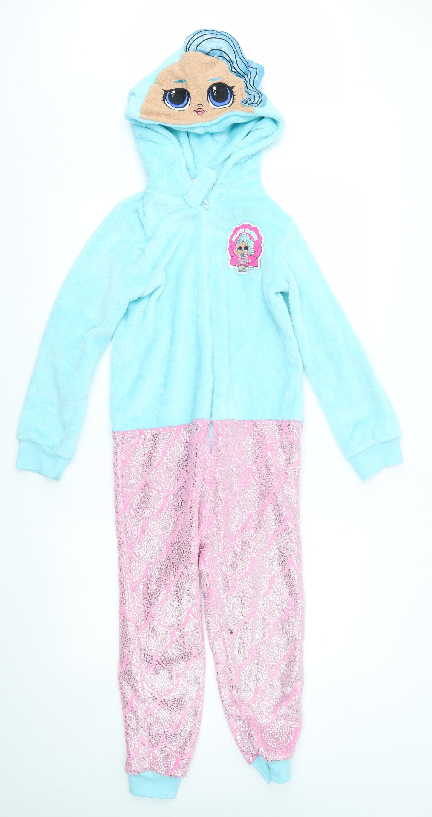 Primark Girls Blue    One Piece Size 8-9 Years  - Lol surprise