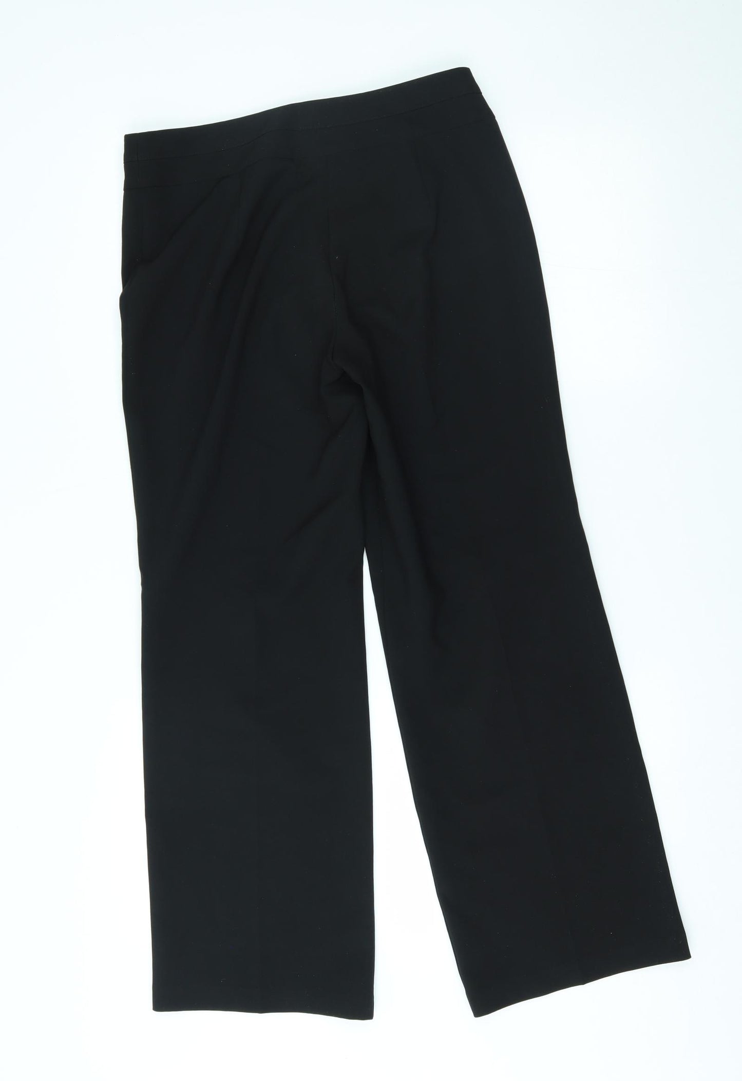 M&S Womens Black   Trousers  Size 10 L27 in