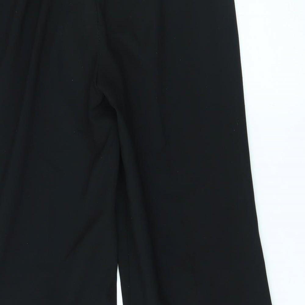 M&S Womens Black   Trousers  Size 10 L27 in