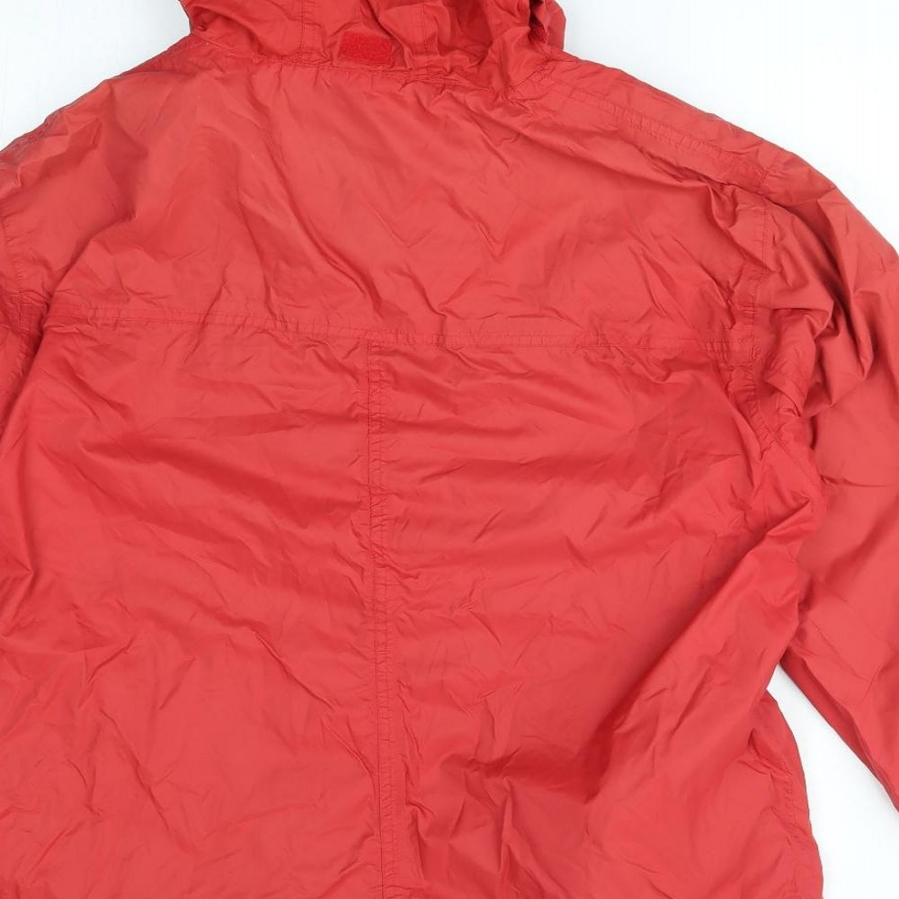 Trespass Womens Red   Rain Coat Coat Size L
