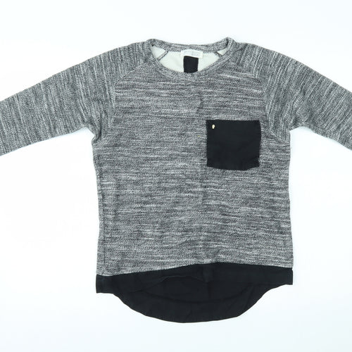 Zara Womens Grey   Pullover Jumper Size S