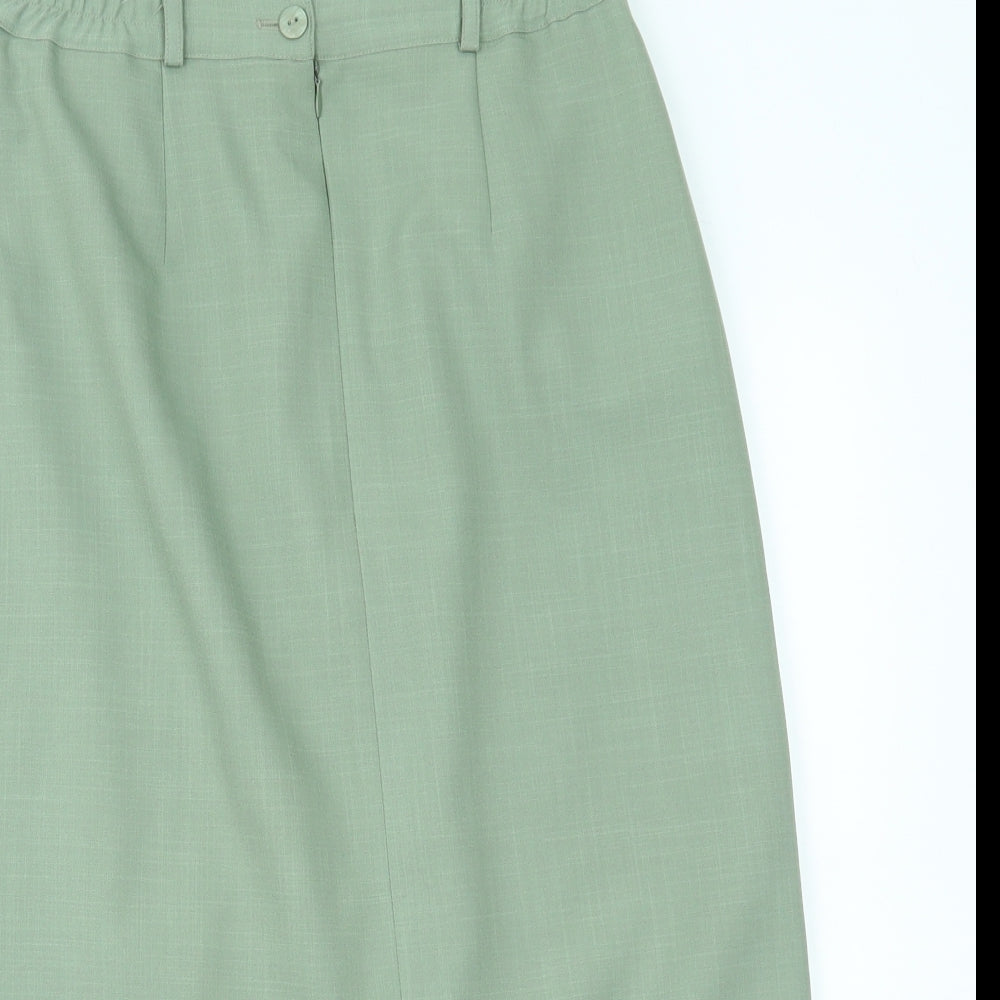bonmarche Womens Green   Straight & Pencil Skirt Size 12