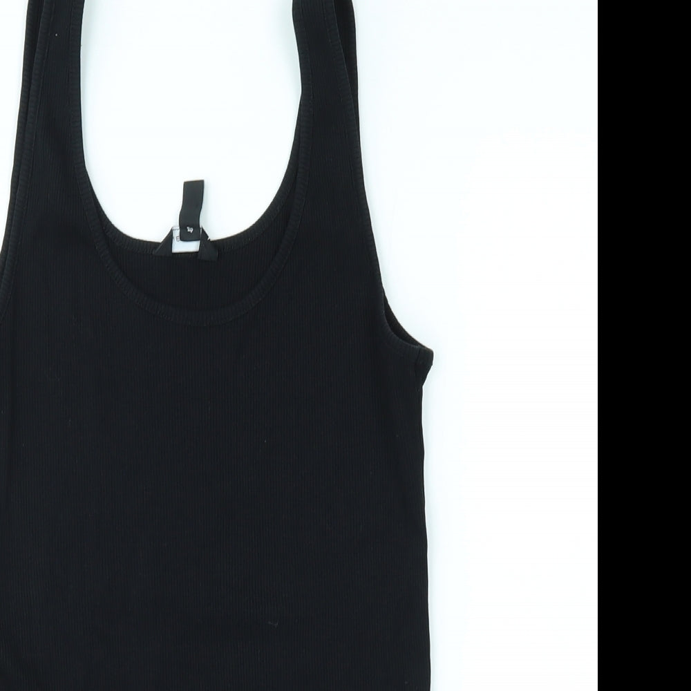 New Look Womens Black   Basic Tank Size 16