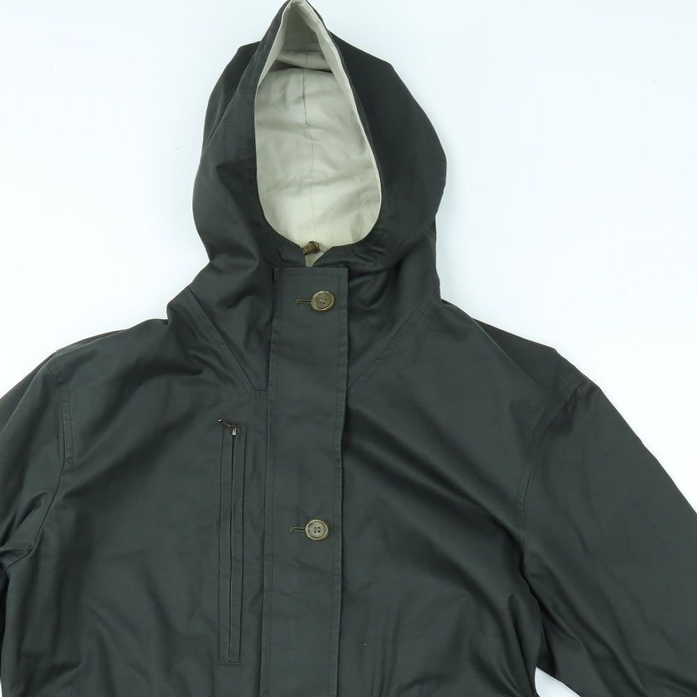 Preworn Mens Green   Rain Coat Coat Size 36