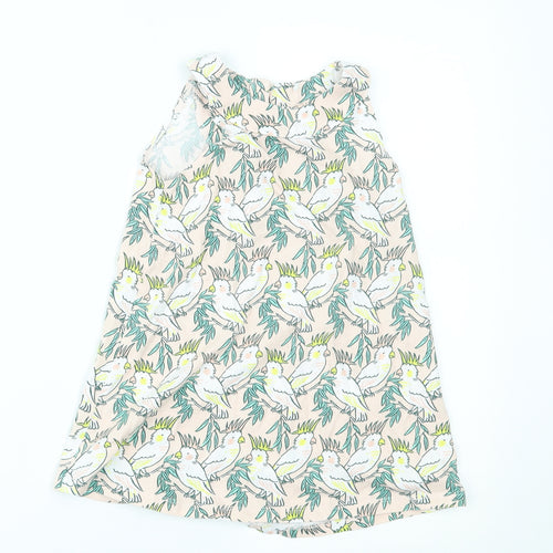 Mini Club Girls Pink Floral  Trapeze & Swing  Size 4-5 Years