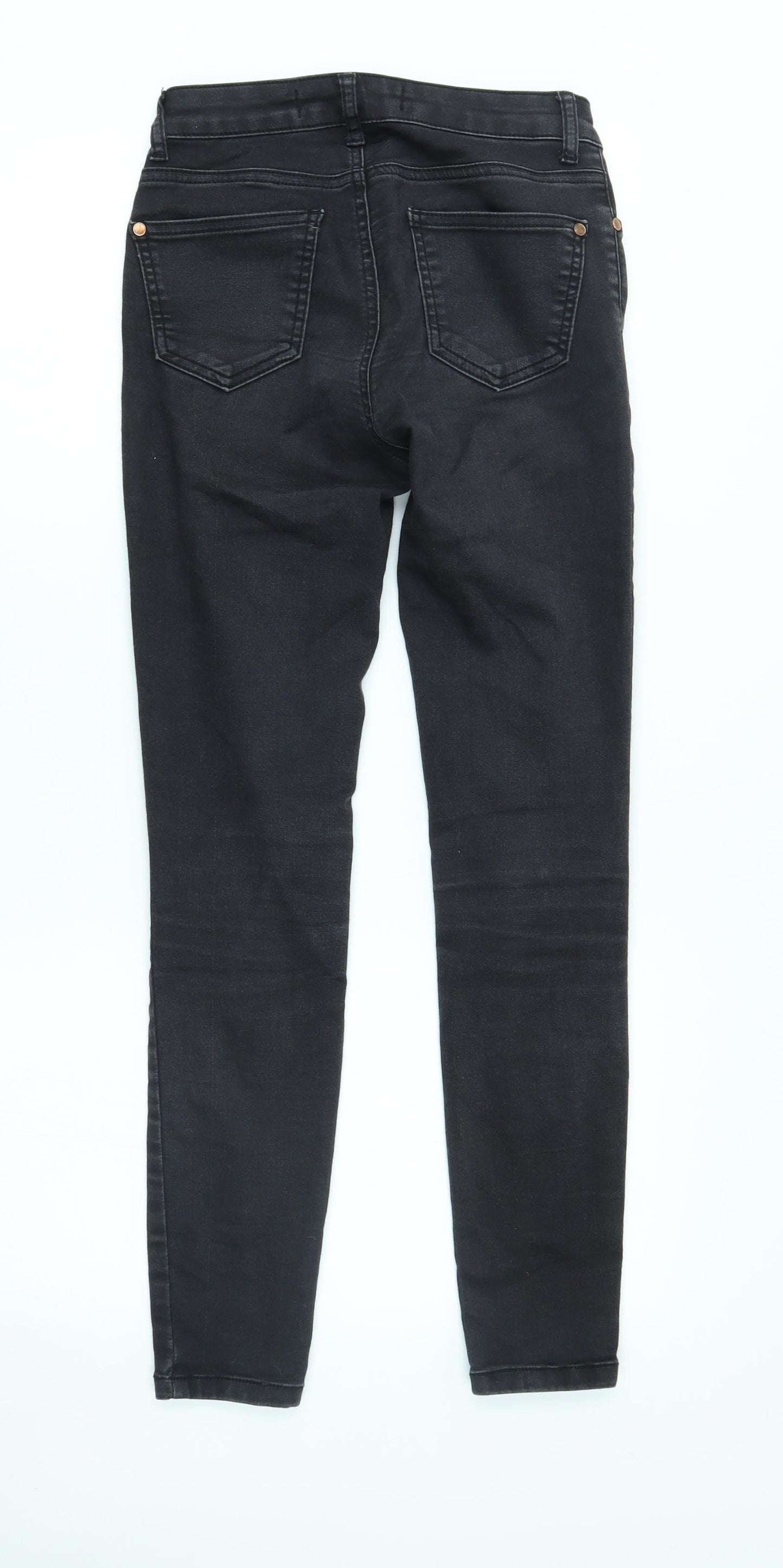 New Look Womens Black   Skinny Jeans Size 8 L27 in - super sinny