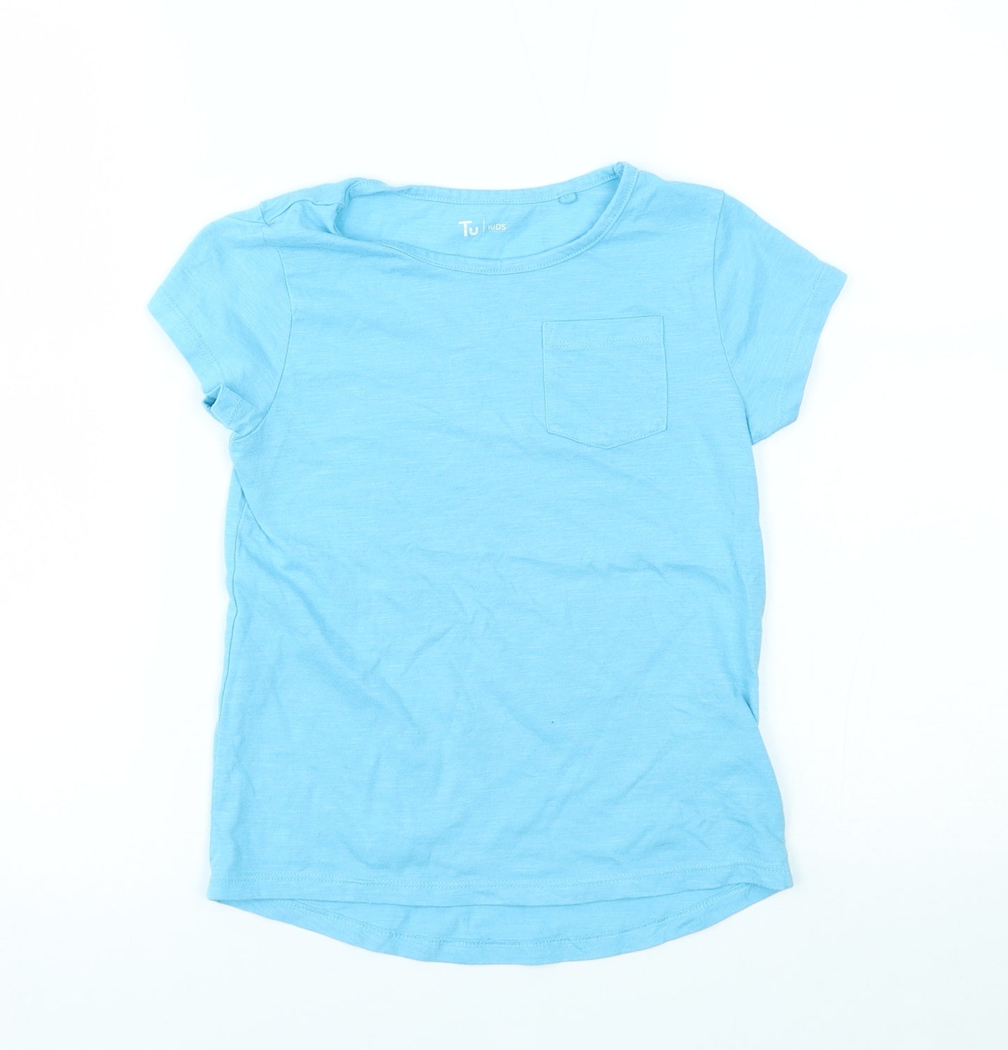 TU Boys Blue   Basic T-Shirt Size 9 Years