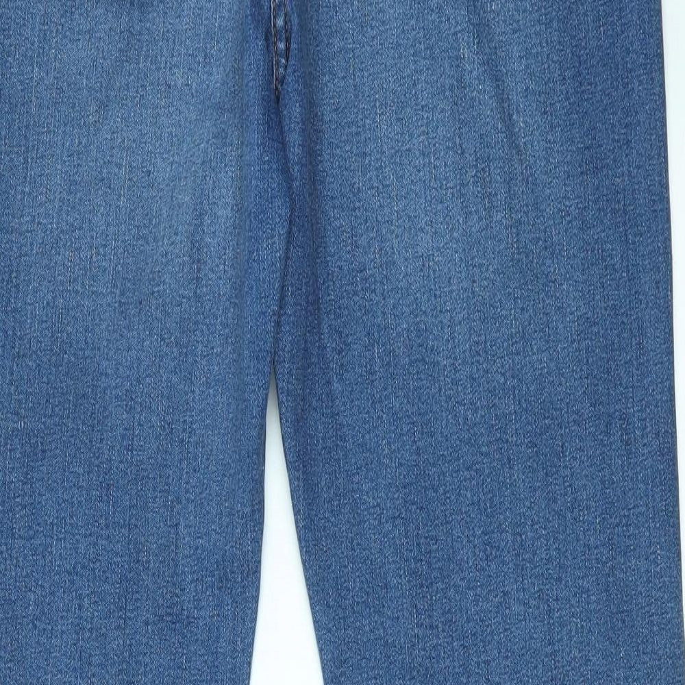 NEXT Womens Blue   Straight Jeans Size 14 L28 in