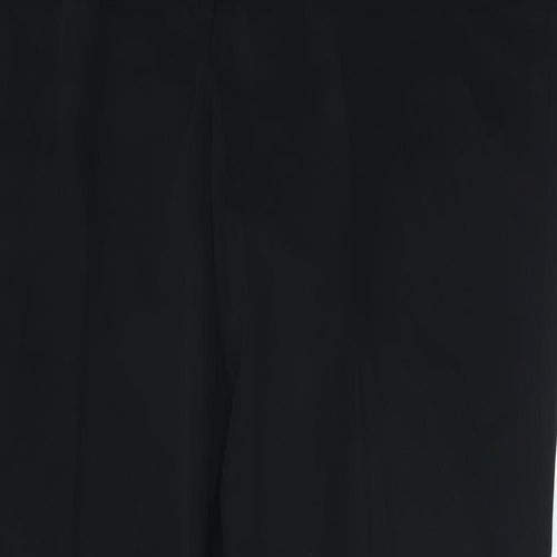 M&S Womens Black   Trousers  Size 16 L28 in