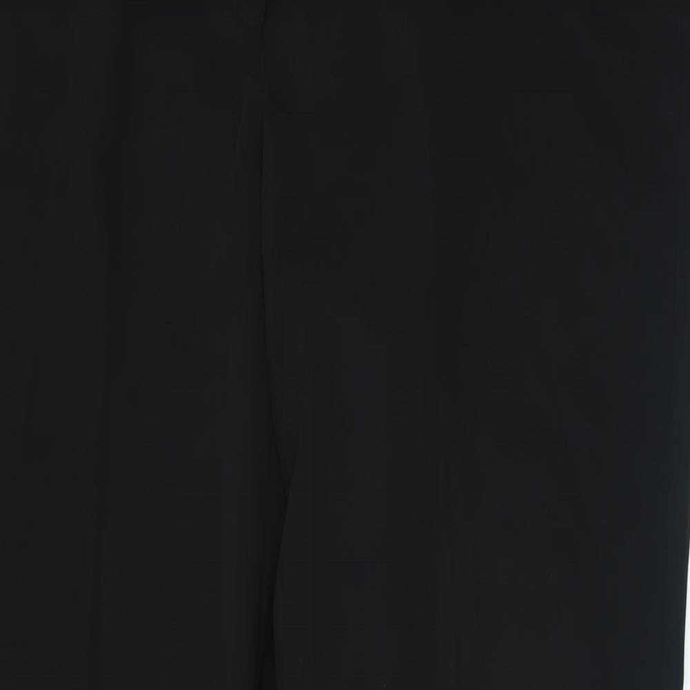 M&S Womens Black   Trousers  Size 16 L28 in