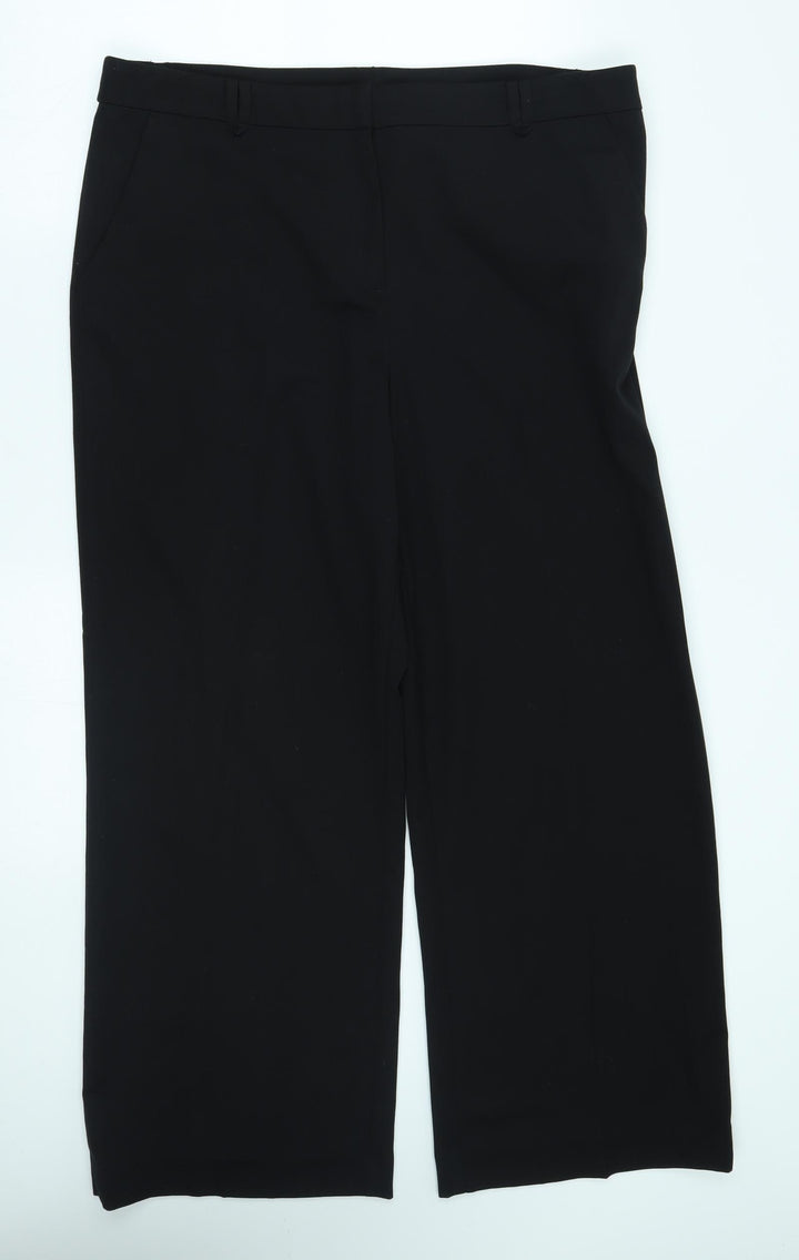 TU Womens Black Trousers Size 18 L26 in