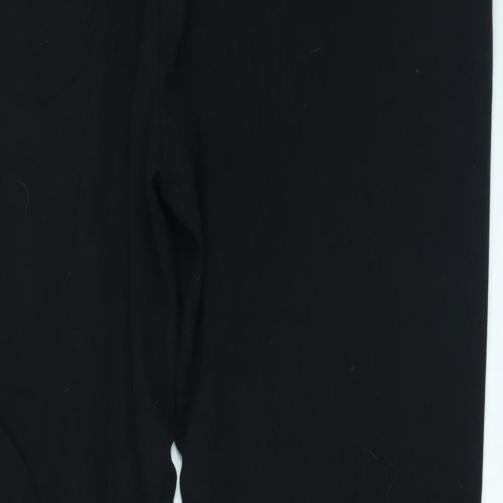 M&S Womens Black   Capri Trousers Size 18 L26 in