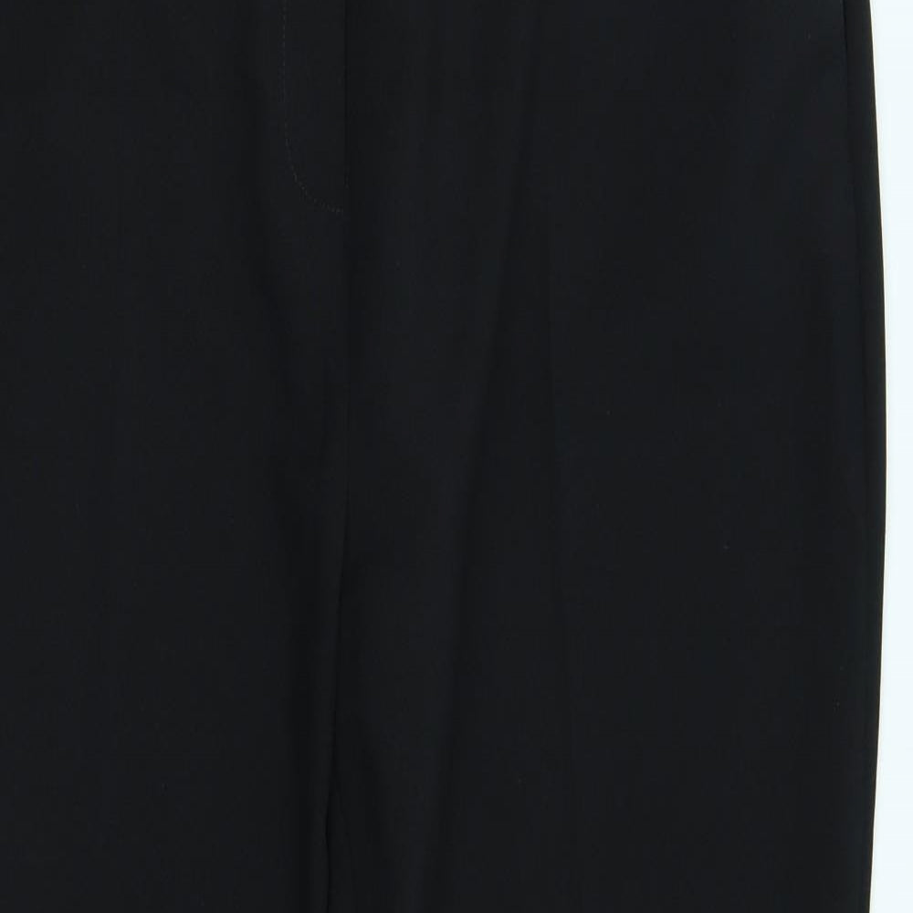 Peacocks Womens Black   Bloomer Trousers Size 18 L28 in - bootcut