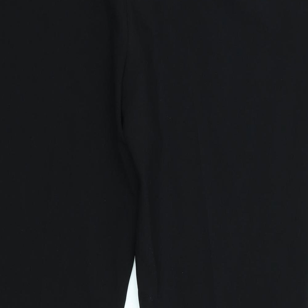 Peacocks Womens Black   Bloomer Trousers Size 18 L28 in - bootcut