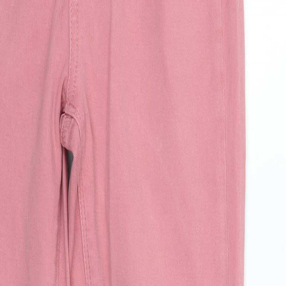 Warehouse Womens Pink   Straight Jeans Size 10 L29 in