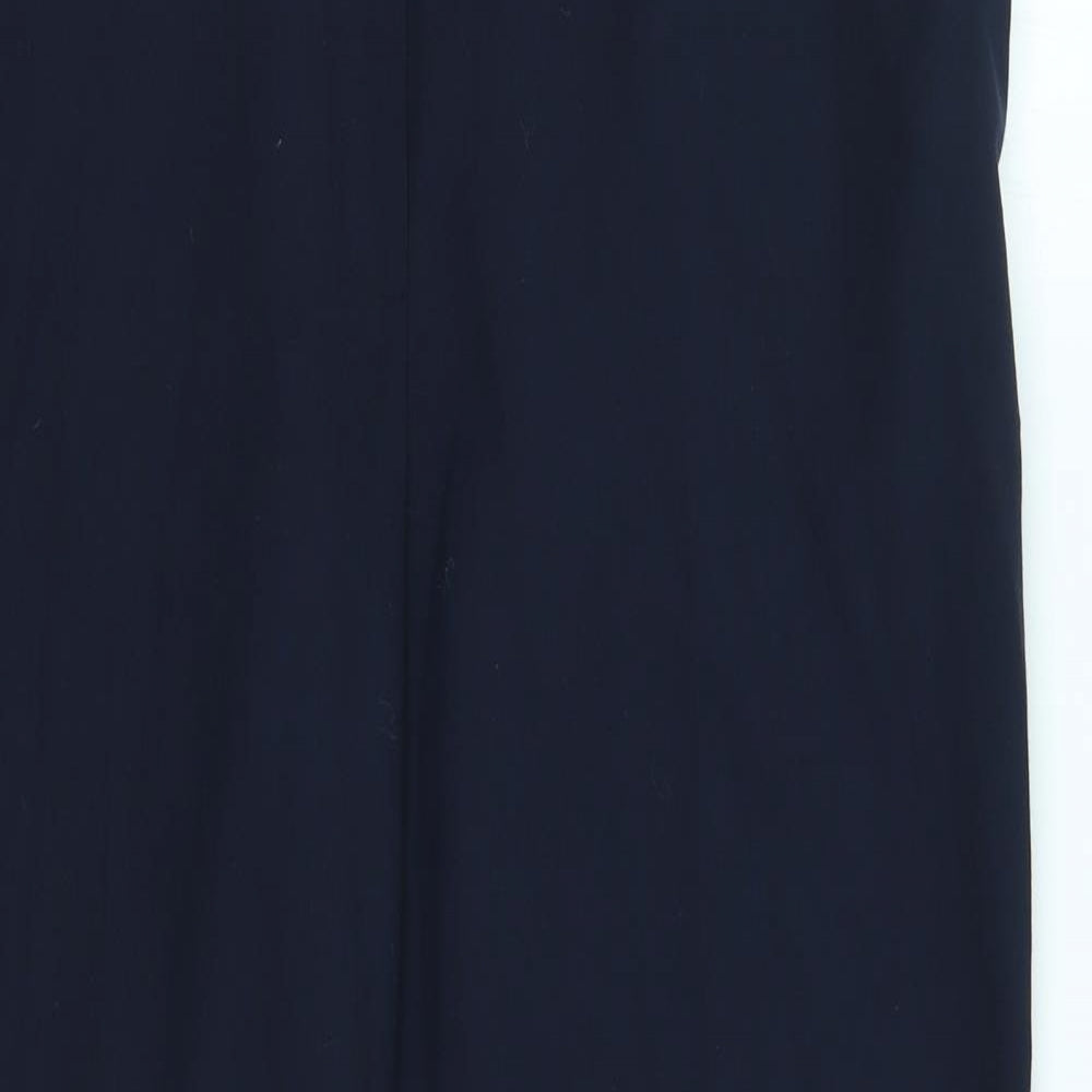 M&S Womens Blue   Trousers  Size 16 L28 in
