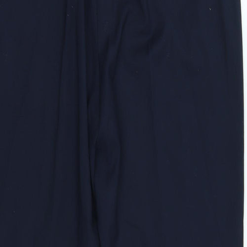 M&S Womens Blue   Trousers  Size 16 L28 in
