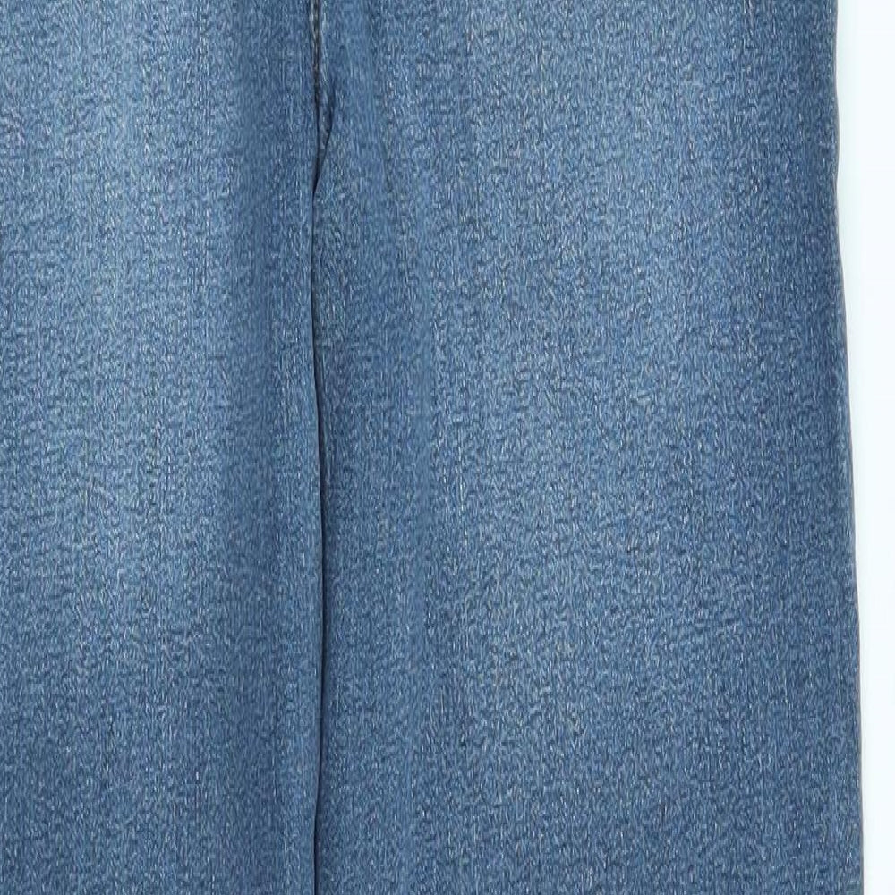 George Womens Blue   Straight Jeans Size 12 L30 in - double jean look