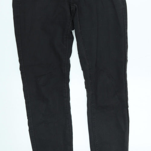 yesyes Womens Grey   Straight Jeans Size 8 L29 in
