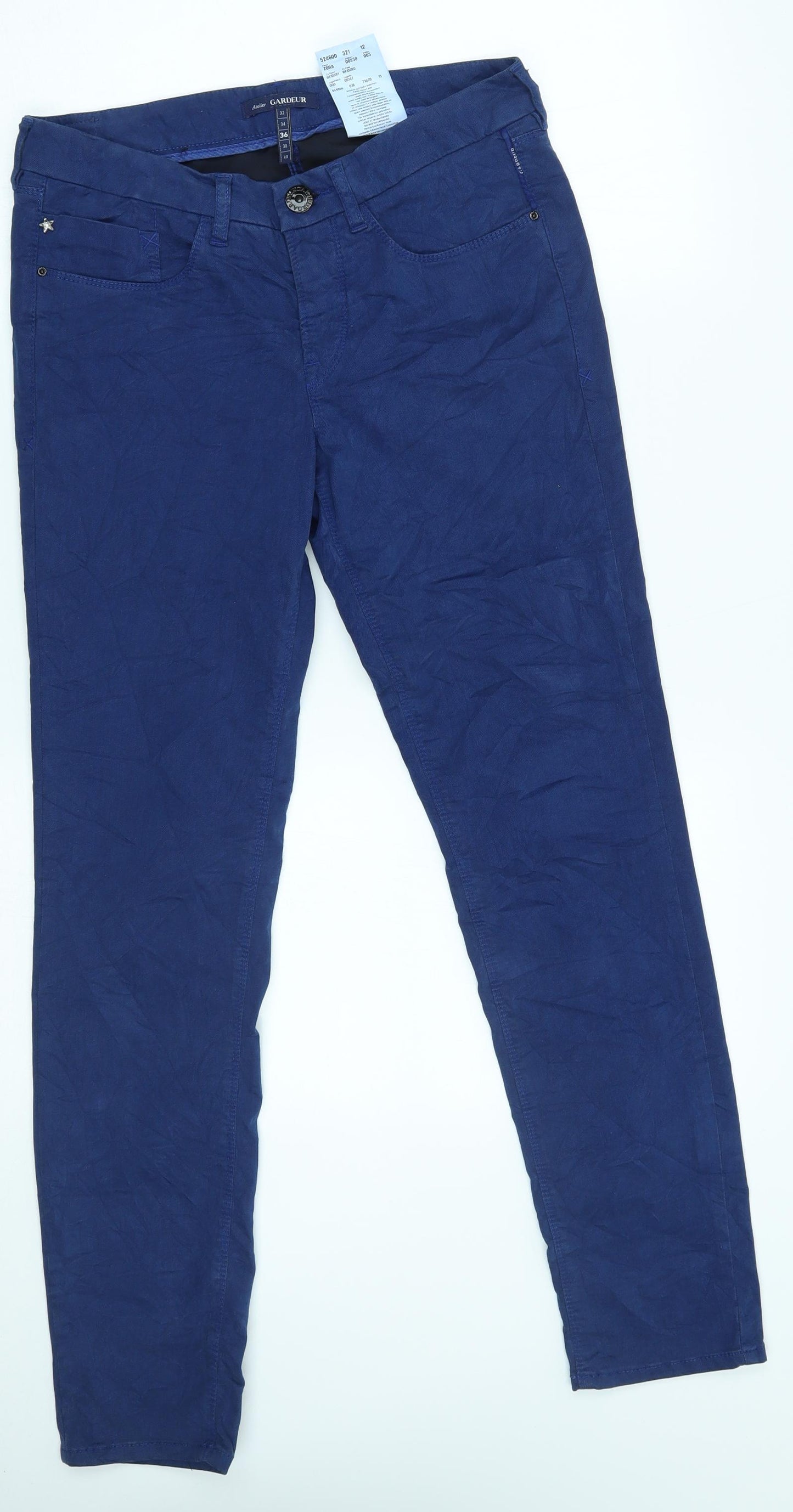 GARDEUR Womens Blue   Straight Jeans Size 10 L28 in