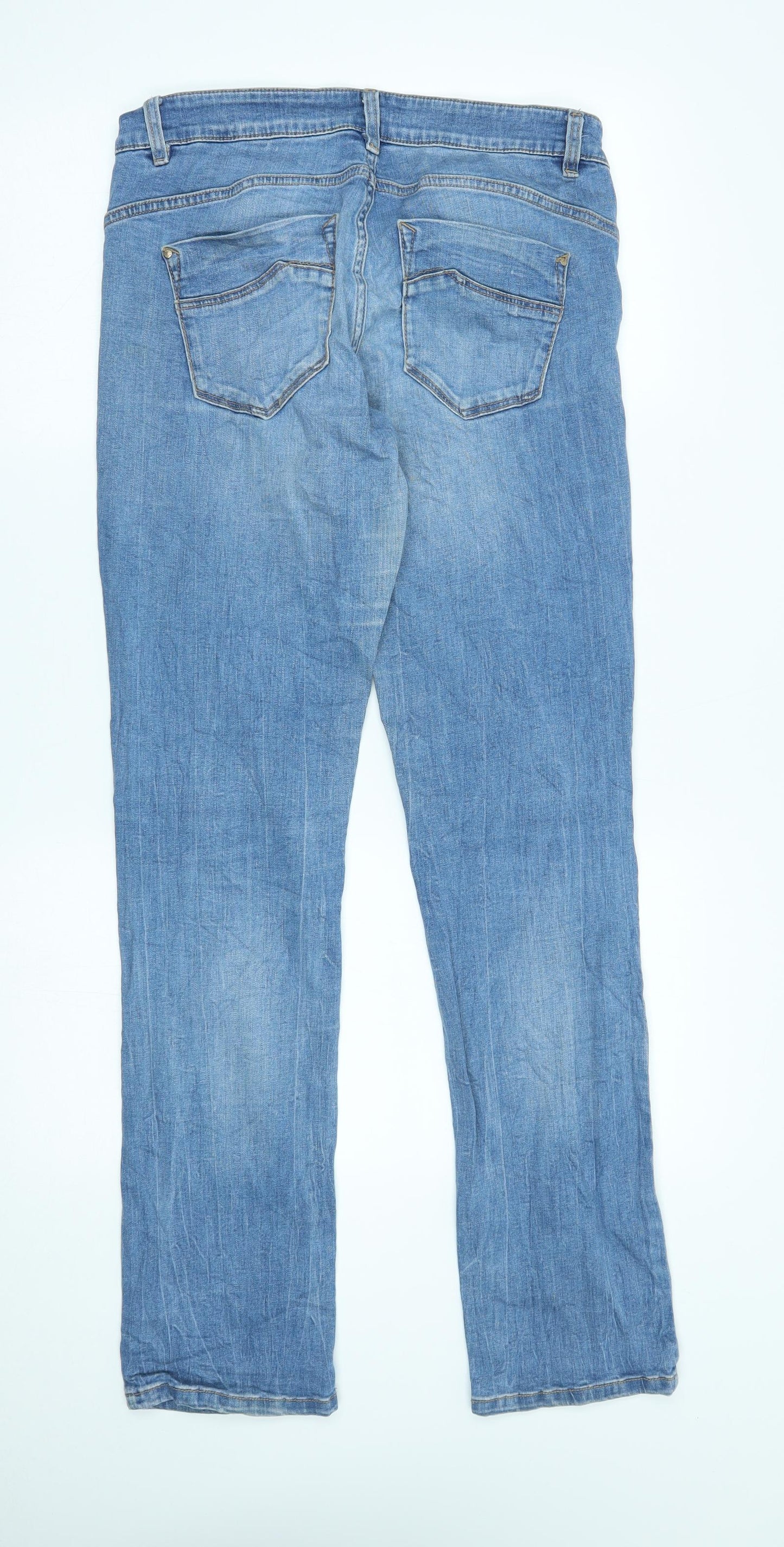 ORSAY Womens Blue   Straight Jeans Size 12 L30 in