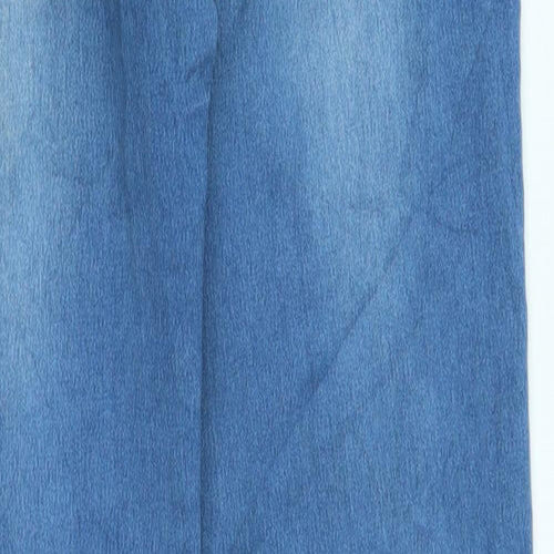 EDI Womens Blue   Straight Jeans Size 12 L29 in - long leg