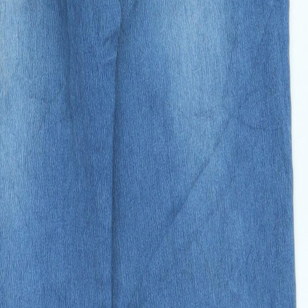 EDI Womens Blue   Straight Jeans Size 12 L29 in - long leg