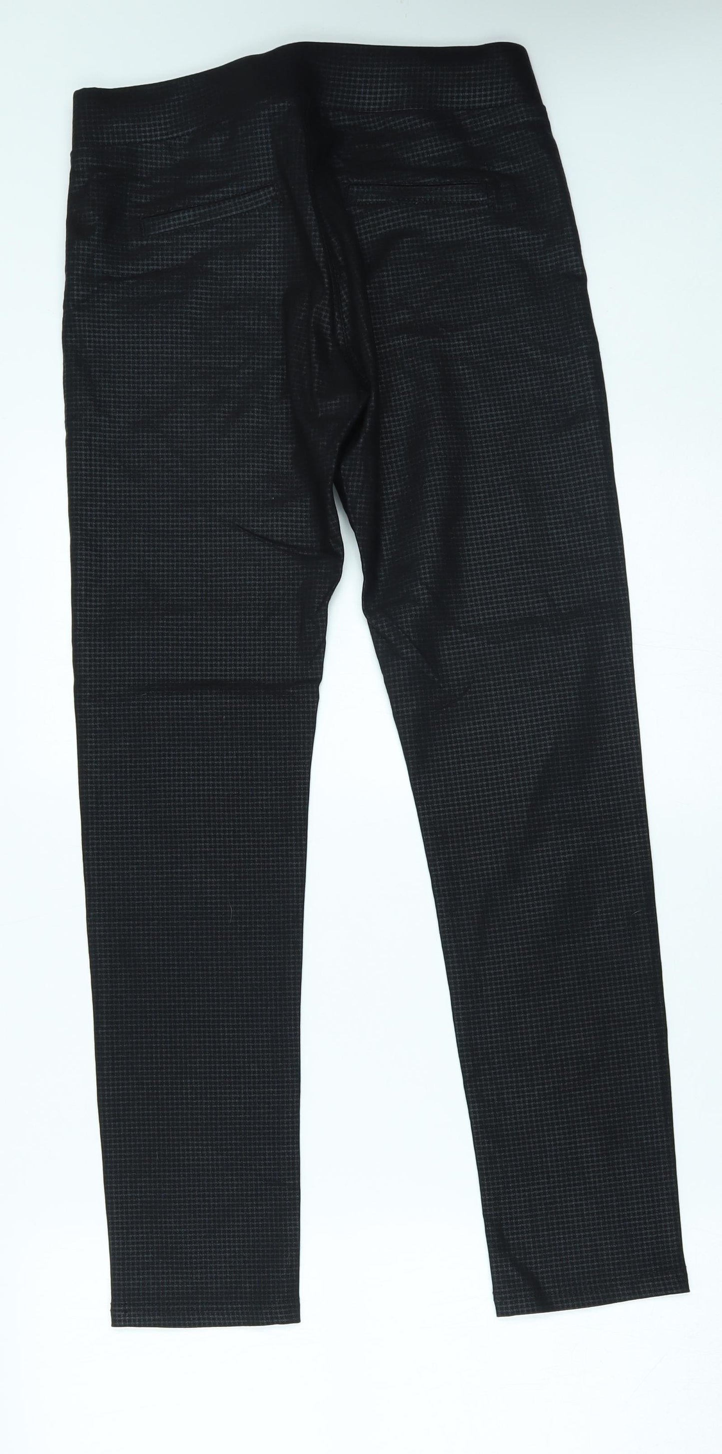 LD Style Womens Black   Trousers  Size 12 L28 in