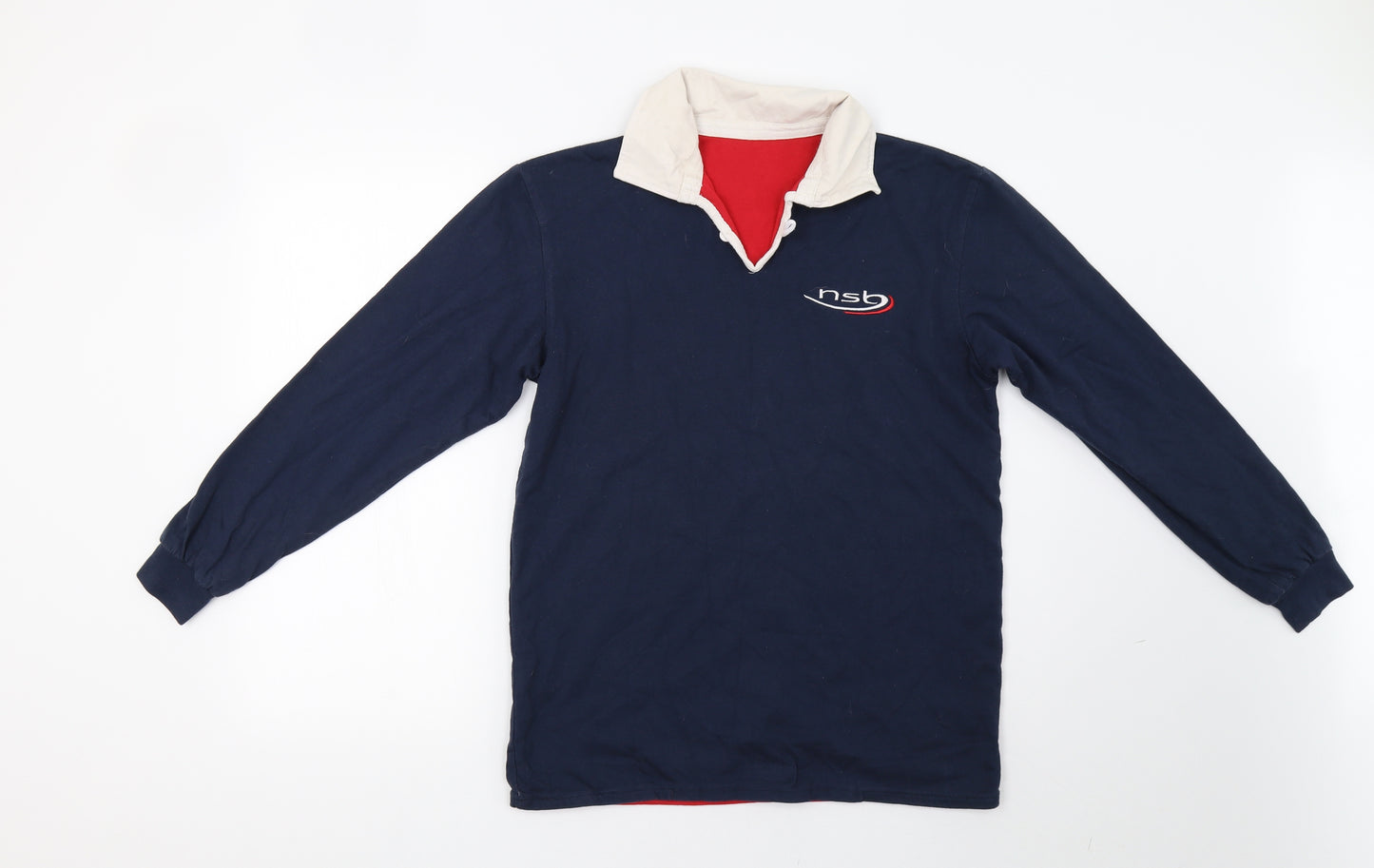 hsb Mens Blue    Polo Size M
