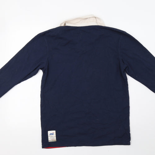 hsb Mens Blue    Polo Size M