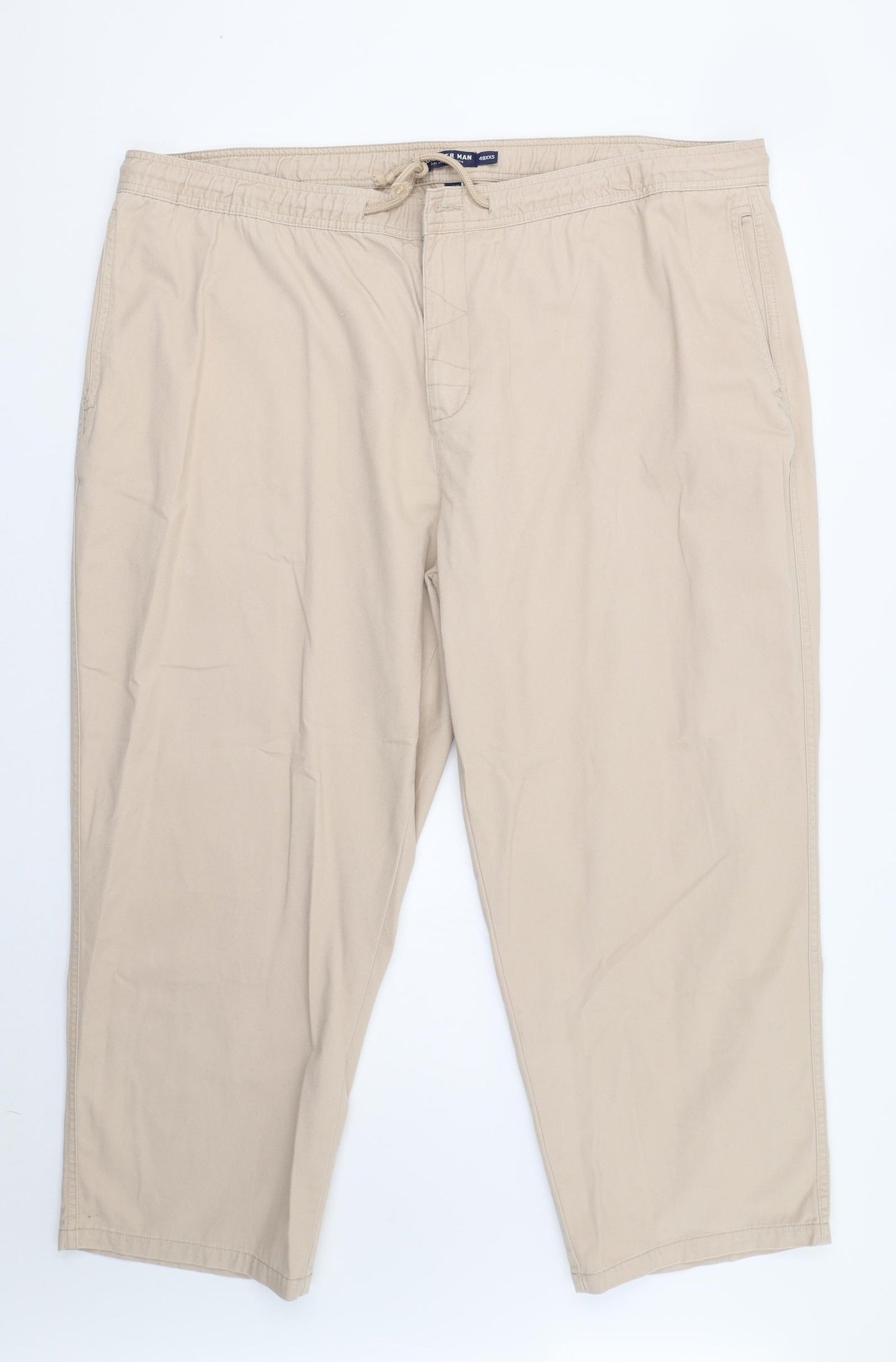 Premier Man Mens Beige   Chino Trousers Size 48 L28 in