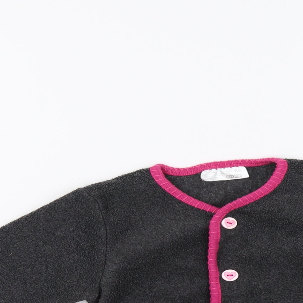 Ergee Baby Grey   Jacket Coatigan Size 12-18 Months  - Heart