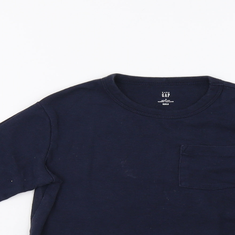 Gap Boys Blue   Basic T-Shirt Size 6 Years