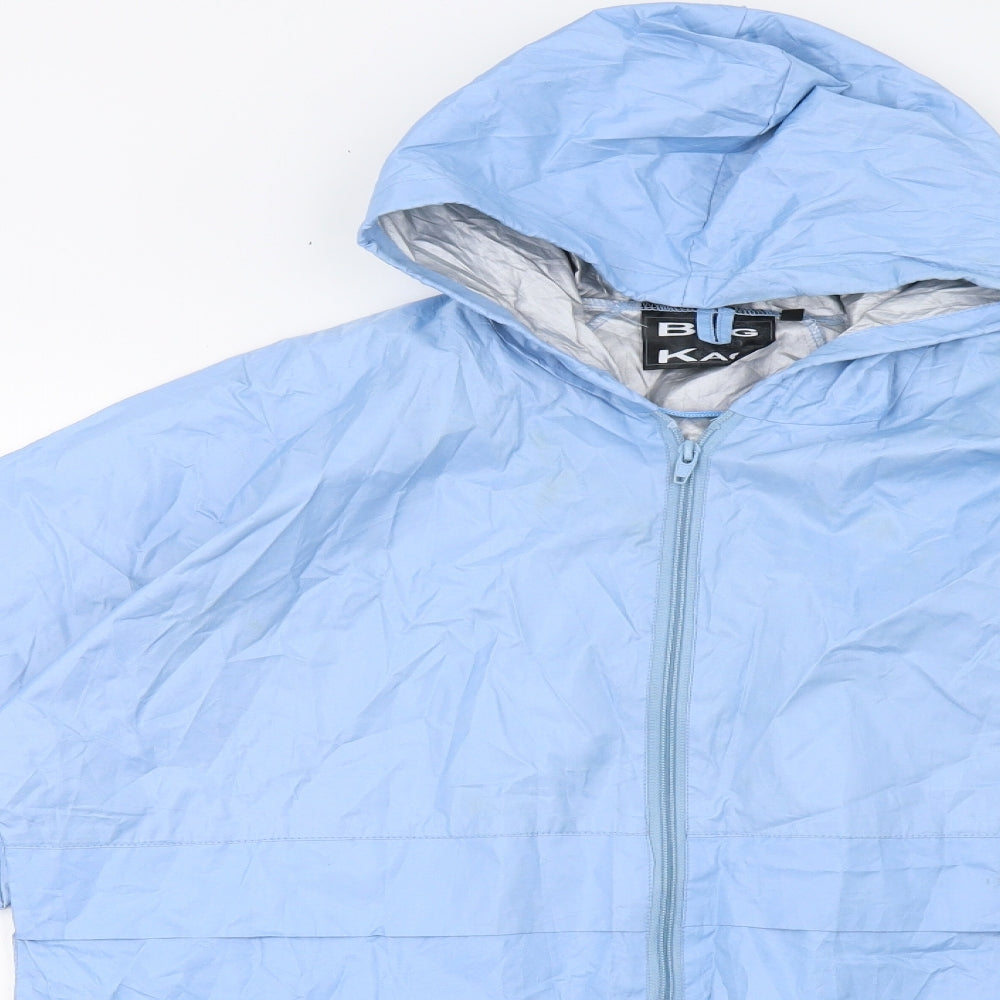 Bag The Kag Womens Blue   Rain Coat Jacket Size L