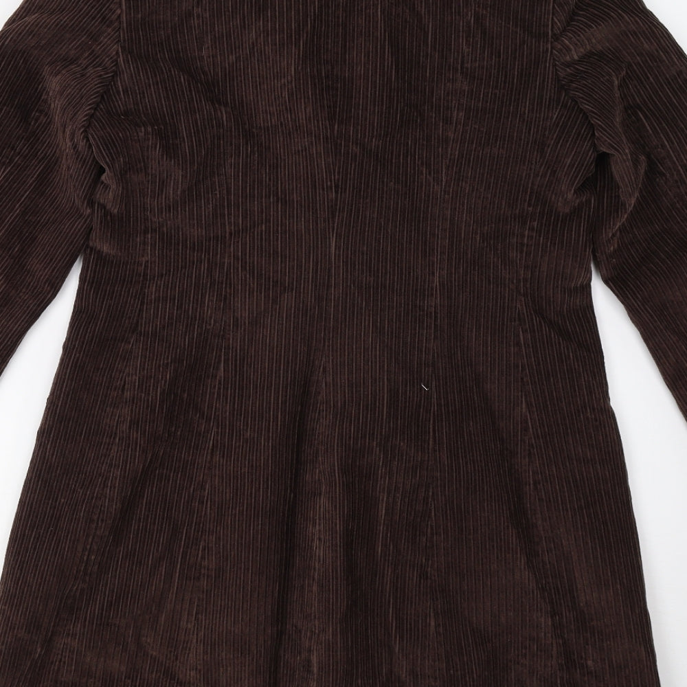 Per Una Womens Brown   Overcoat Coat Size 12