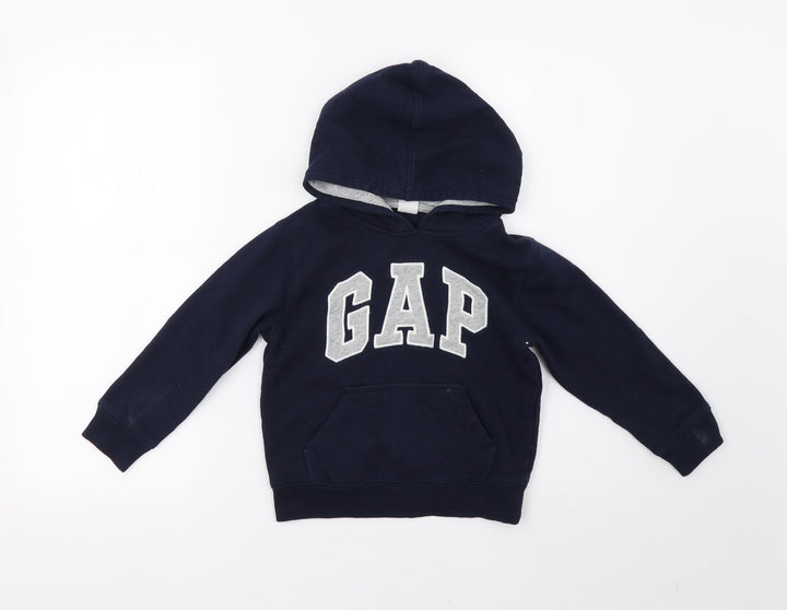 Gap Girls Blue Pullover Hoodie Size 5 Years
