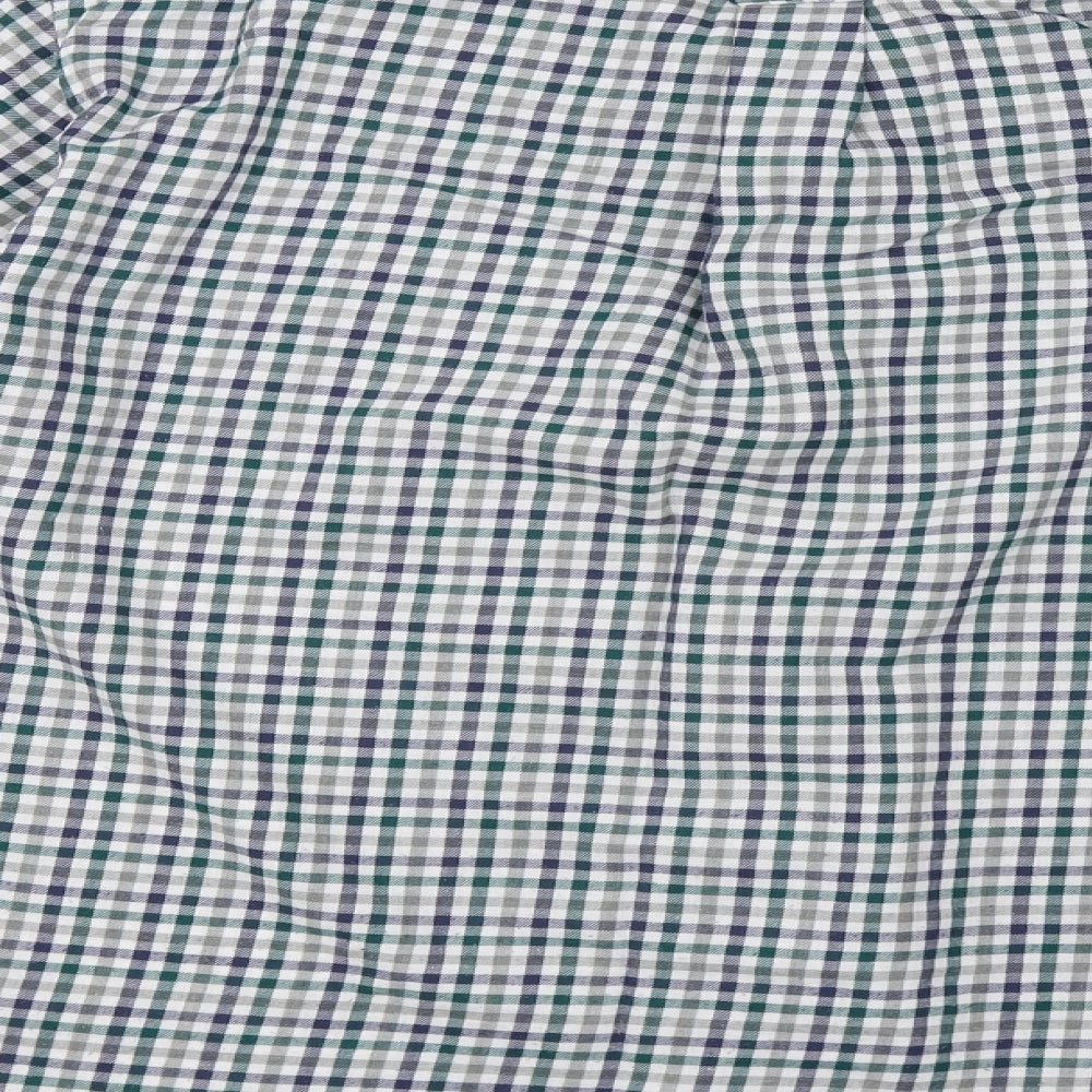 James Pringle Mens Green Check   Button-Up Size XL