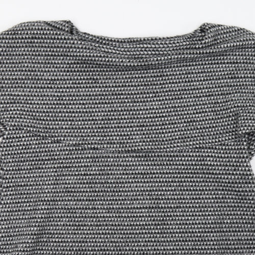 Preworn Womens Grey Check  Jumper Dress  Size M