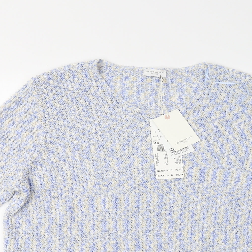 Gerry Weber Womens Blue   Pullover Jumper Size 20