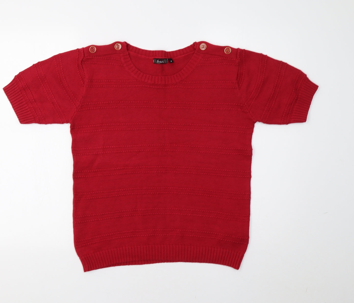 Falia Womens Red   Pullover Jumper Size M