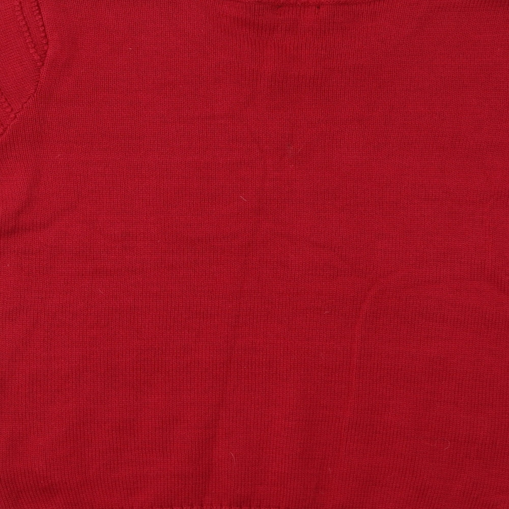 Falia Womens Red   Pullover Jumper Size M