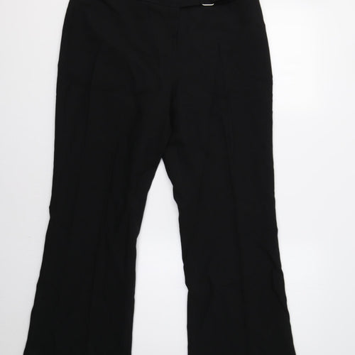 Evie Womens Black   Dress Pants Trousers Size 14 L29 in